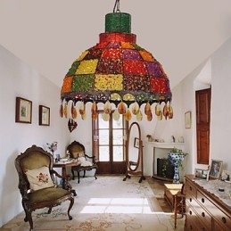 Lampadario vintage in stile mini Lampada manuale