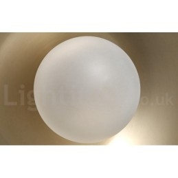 1 luce stile industriale oro mini stile lampada a sospensione finitura elettrolitica verniciata con paralume in vetro