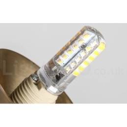 1 luce stile industriale oro mini stile lampada a sospensione finitura elettrolitica verniciata con paralume in vetro