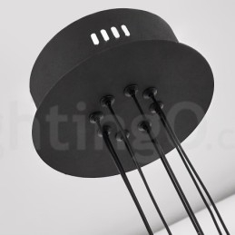 Lampadario di design postmoderno nordico 2021 a 8 luci con paralumi in acrilico