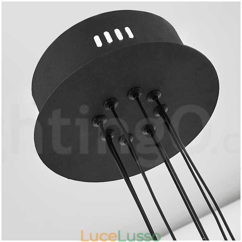 Lampadario di design postmoderno nordico 2021 a 8 luci con paralumi in acrilico