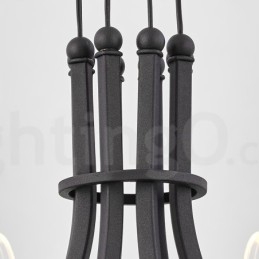 Lampadario di design postmoderno nordico 2021 a 8 luci con paralumi in acrilico