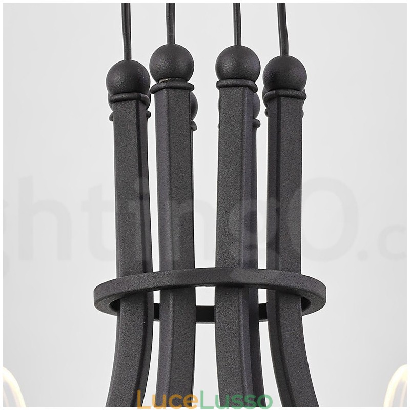 Lampadario di design postmoderno nordico 2021 a 8 luci con paralumi in acrilico