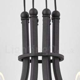 Lampadario di design postmoderno nordico 2021 a 10 luci con paralumi in acrilico