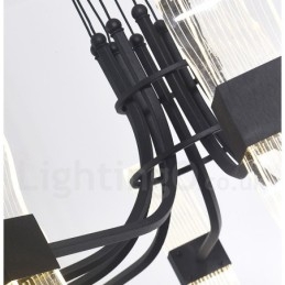 Lampadario di design postmoderno nordico 2021 a 10 luci con paralumi in acrilico