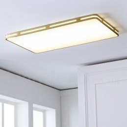 Plafoniere da soffitto in ottone a filo in stile nordico moderno e contemporaneo, ultra sottili, con paralume in acrilico, utilizzabili anche come applique