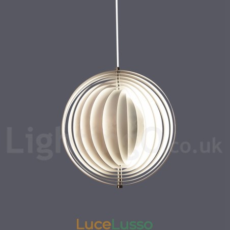 Lampada a sospensione fai da te postmoderna Globe White Rotate Lampada a sospensione fai da te postmoderna Globe White Rotate