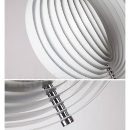 Lampada a sospensione fai da te postmoderna Globe White Rotate