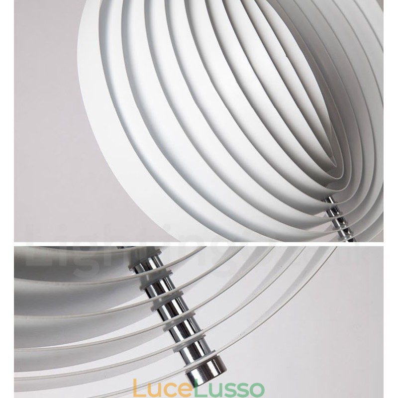 Lampada a sospensione fai da te postmoderna Globe White Rotate