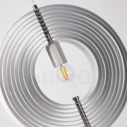 Lampada a sospensione fai da te postmoderna Globe White Rotate