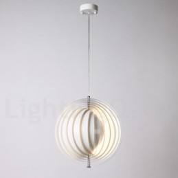 Lampada a sospensione fai da te postmoderna Globe White Rotate
