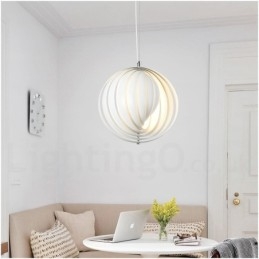Lampada a sospensione fai da te postmoderna Globe White Rotate