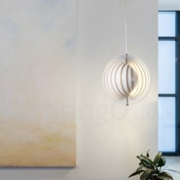 Lampada a sospensione fai da te postmoderna Globe White Rotate