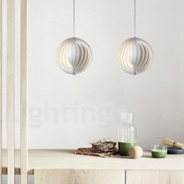 Lampada a sospensione fai da te postmoderna Globe White Rotate