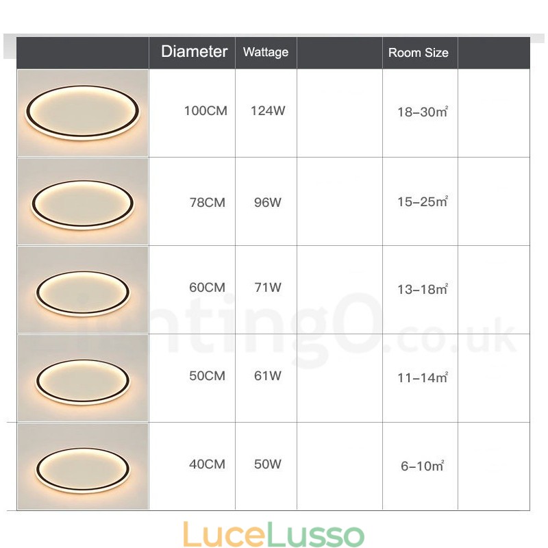 Plafoniere da soffitto in stile nordico moderno contemporaneo ultra sottili dimmerabili con telecomando, utilizzabili anche come applique