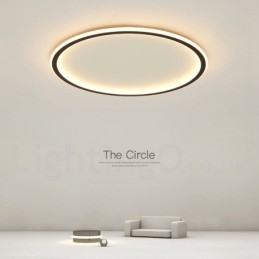 Plafoniere da soffitto in stile nordico moderno contemporaneo ultra sottili dimmerabili con telecomando, utilizzabili anche come applique