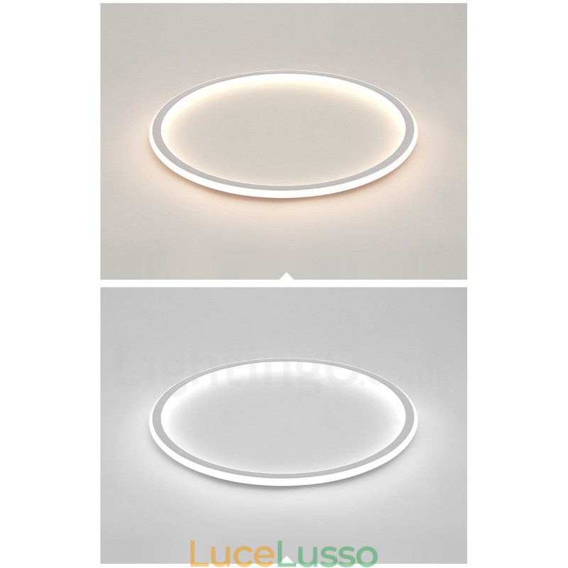 Plafoniere da soffitto in stile nordico moderno contemporaneo ultra sottili dimmerabili con telecomando, utilizzabili anche come applique