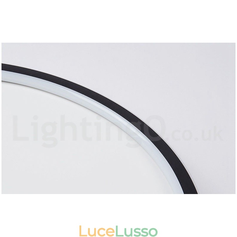 Plafoniere da soffitto in stile nordico moderno contemporaneo ultra sottili dimmerabili con telecomando, utilizzabili anche come applique