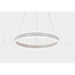 1 Anello Due Strisce Art Deco Lampada a Sospensione 60cm Lampada a Sospensione