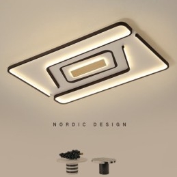 Lampada da soffitto moderna contemporanea rettangolare