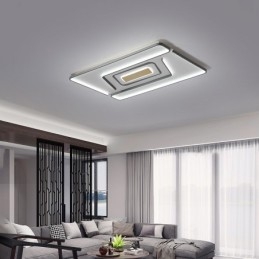Lampada da soffitto moderna contemporanea rettangolare