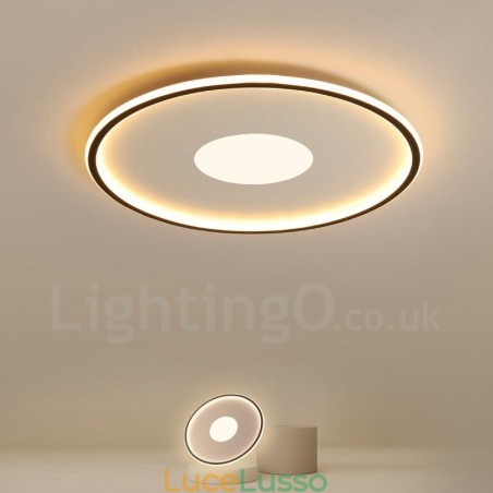 Plafoniere da soffitto in stile nordico moderno contemporaneo ultra sottili dimmerabili con telecomando, utilizzabili anche come applique Plafoniere da soffitto in stile nordico moderno contemporaneo ultra sottili dimmerabili con telecomando, utilizzabili anche come applique