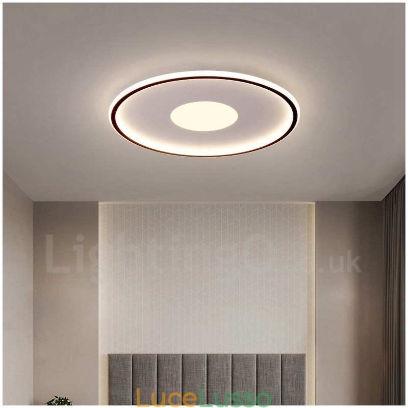 Plafoniere da soffitto in stile nordico moderno contemporaneo ultra sottili dimmerabili con telecomando, utilizzabili anche come applique