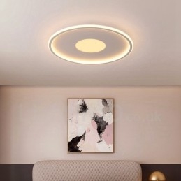 Plafoniere da soffitto in stile nordico moderno contemporaneo ultra sottili dimmerabili con telecomando, utilizzabili anche come applique