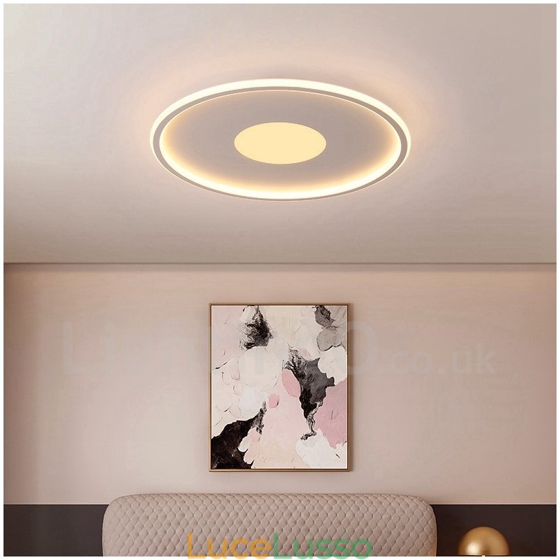 Plafoniere da soffitto in stile nordico moderno contemporaneo ultra sottili dimmerabili con telecomando, utilizzabili anche come applique