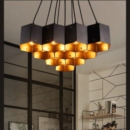 Lampadario a sospensione in stile industriale loft