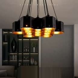 Lampadario a sospensione in stile industriale loft
