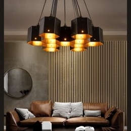 Lampadario a sospensione in stile industriale loft