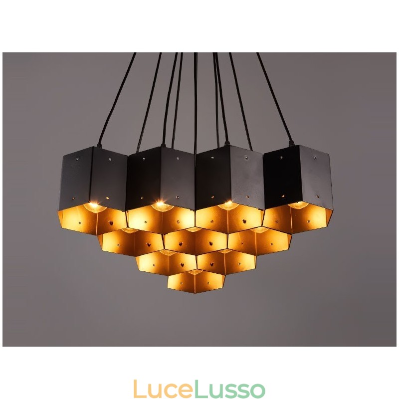 Lampadario a sospensione in stile industriale loft