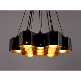 Lampadario a sospensione in stile industriale loft