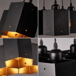 Lampadario a sospensione in stile industriale loft