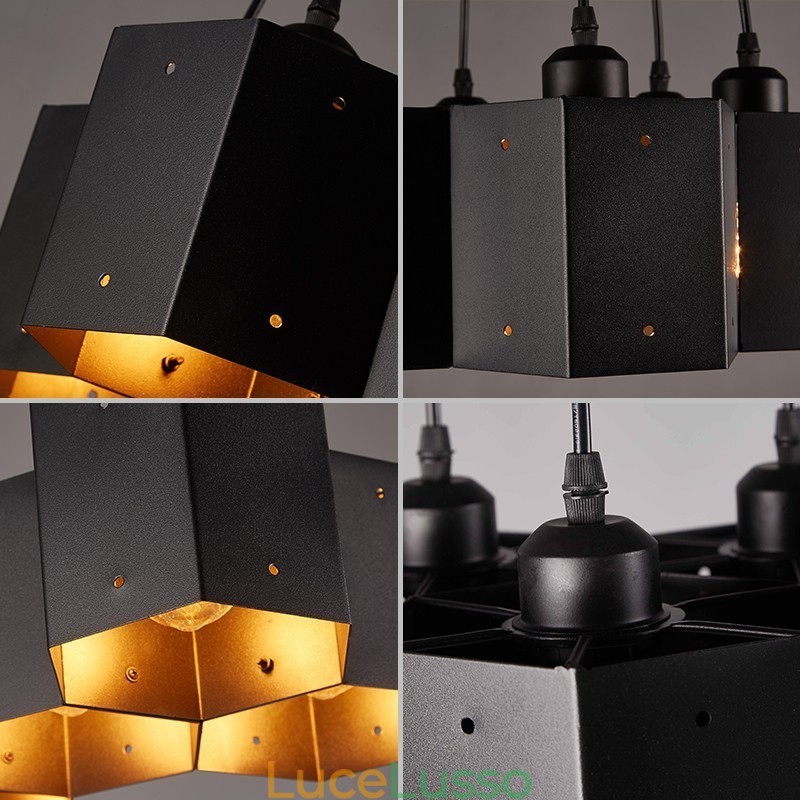 Lampadario a sospensione in stile industriale loft