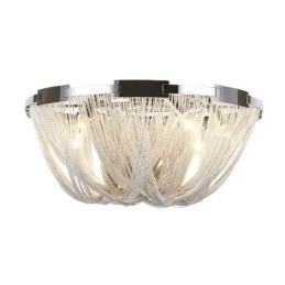 Lampadario a nappe Lampada da soffitto di design Colore argento oro