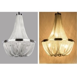 Lampadario a nappe Lampada a sospensione di design Colore argento oro