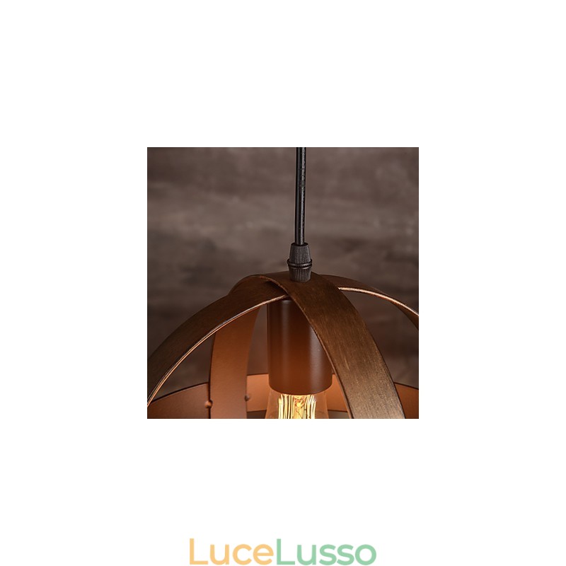 Lampada in ferro retrò, lampadario moderno minimalista in stile industriale