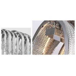 Lampadario a nappe Lampada a sospensione di design Colore argento oro