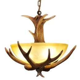 Lampada a sospensione antica rustica artistica retrò con paralume in vetro