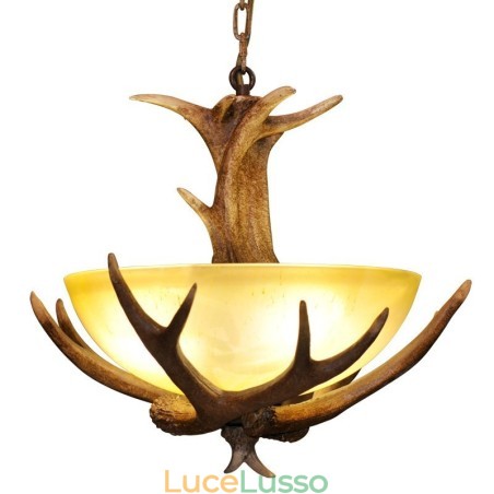Lampada a sospensione antica rustica artistica retrò con paralume in vetro Lampada a sospensione antica rustica artistica retrò con paralume in vetro