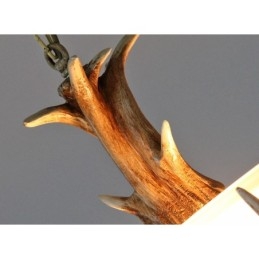 Lampada a sospensione antica rustica artistica retrò con paralume in vetro