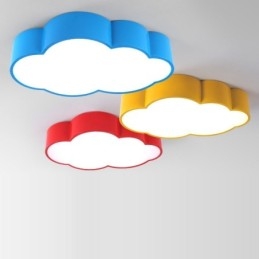 Macaron Multi color Cloud Modern Nordic Style Plafoniere da soffitto a filo con paralume in acrilico