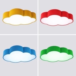 Macaron Multi color Cloud Modern Nordic Style Plafoniere da soffitto a filo con paralume in acrilico