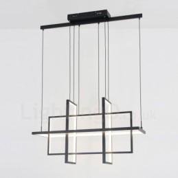 Lampada a sospensione dimmerabile Design moderno Quattro rettangoli