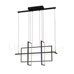 Lampada a sospensione dimmerabile Design moderno Quattro rettangoli