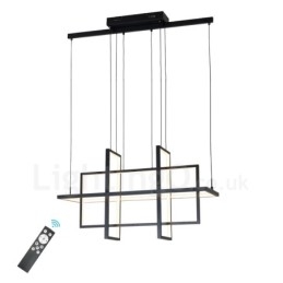 Lampada a sospensione dimmerabile Design moderno Quattro rettangoli