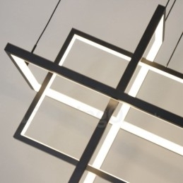 Lampada a sospensione dimmerabile Design moderno Quattro rettangoli