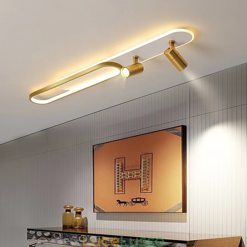 Faretto da soffitto Nordic Long Strip Bright Downlight